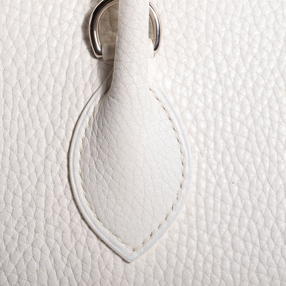 Hermes Taurillon Clemence Bolide 35 White 9 of 14