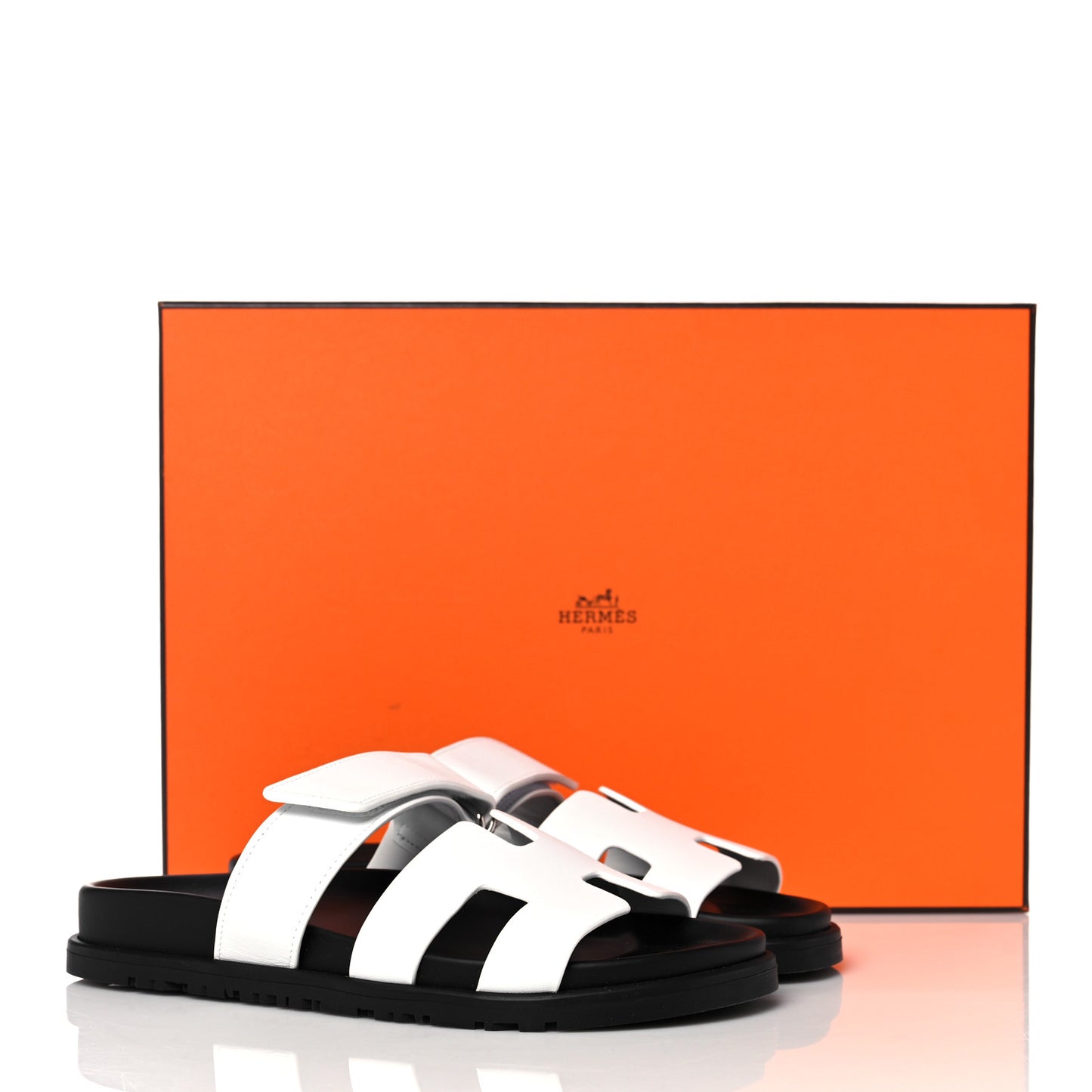 Calfskin Womens Chypre Sandals 36.5 White