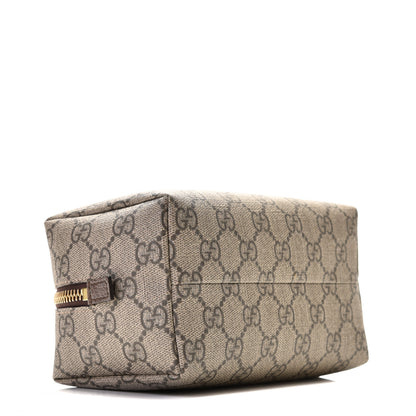Gucci Soft GG Supreme Monogram Calfskin Medium Ophidia Cosmetic Case Beige Ebony New Acero 2 of 9
