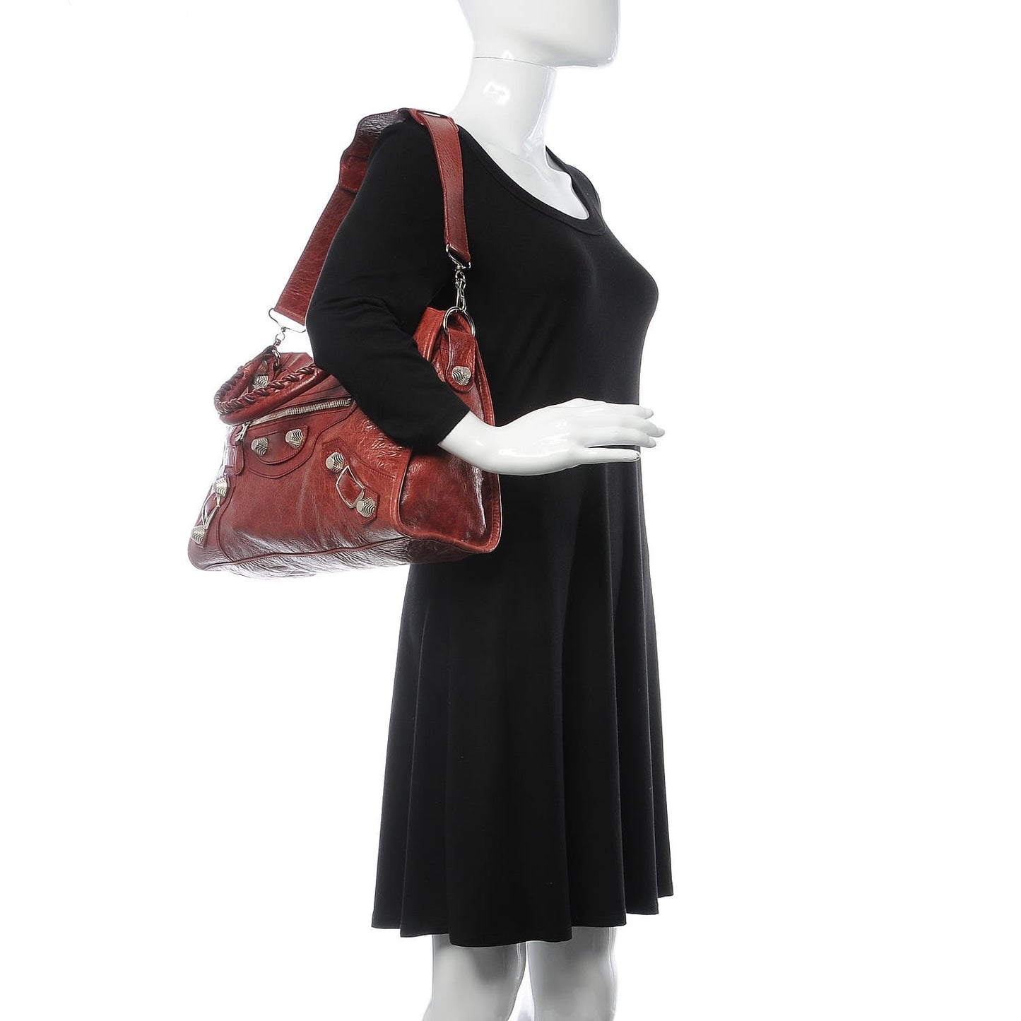 Agneau Giant 21 Silver Hardware City Pourpre