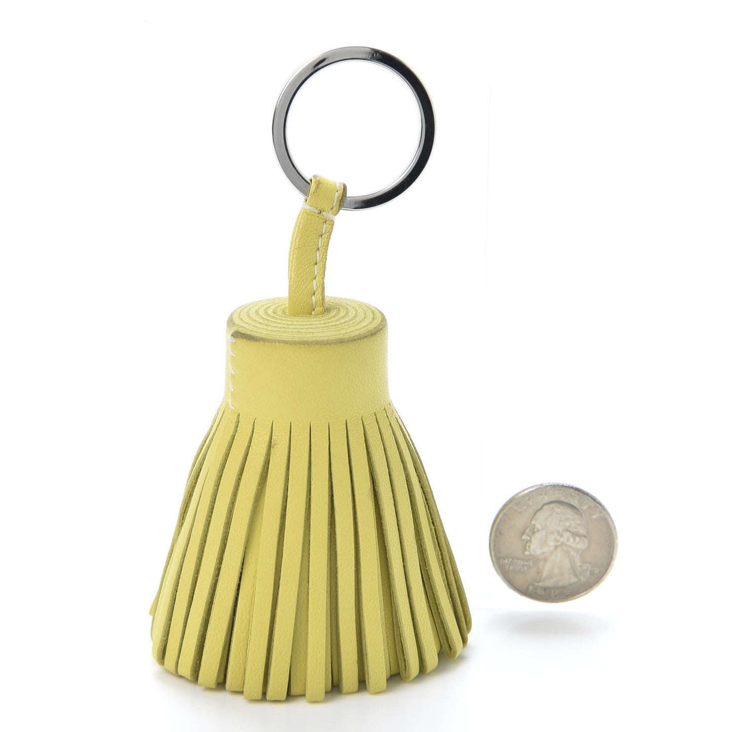 Lambskin Carmen Tassel Key Holder Soufre