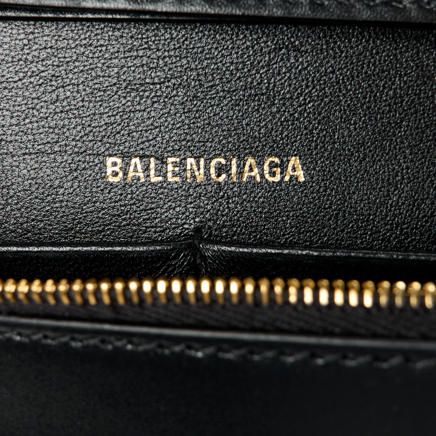 Balenciaga Shiny Box Calfskin Hourglass Chain Bag Black 6 of 10