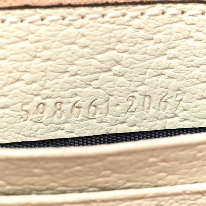 Gucci Textured Calfskin Web Mini Ophidia Round Backpack Mystic White 6 of 7