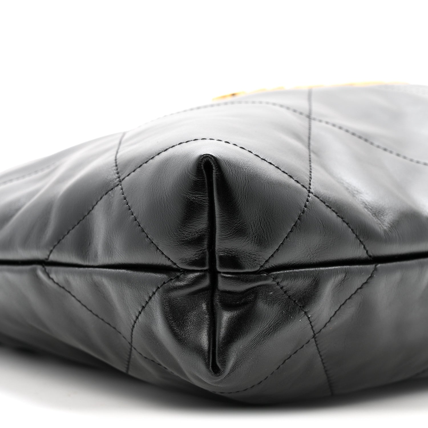 Chanel Shiny Calfskin Quilted Small Chanel 22 Black 10 of 11