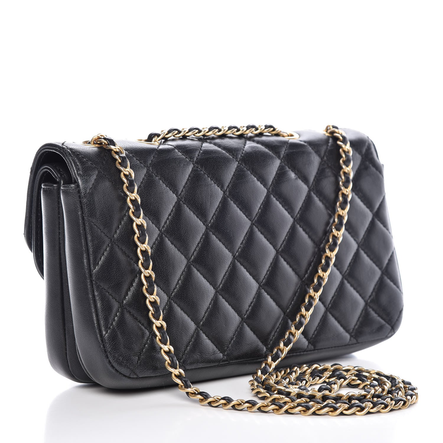 Chanel Lambskin Quilted Small CC Chic Flap Black 3 of 11