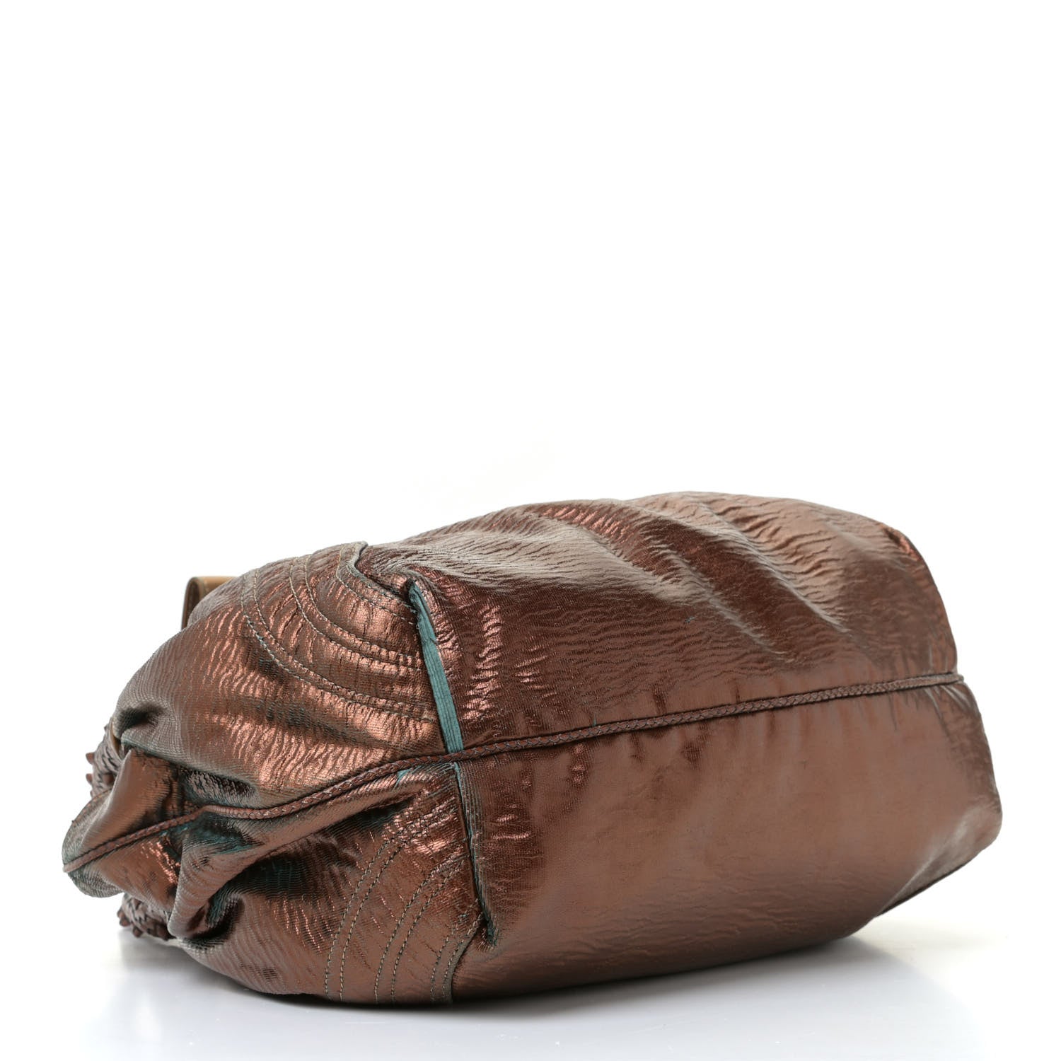 Fendi Nappa Fortuny Hologram Spy Tobacco Oro Ambrato 8 of 20