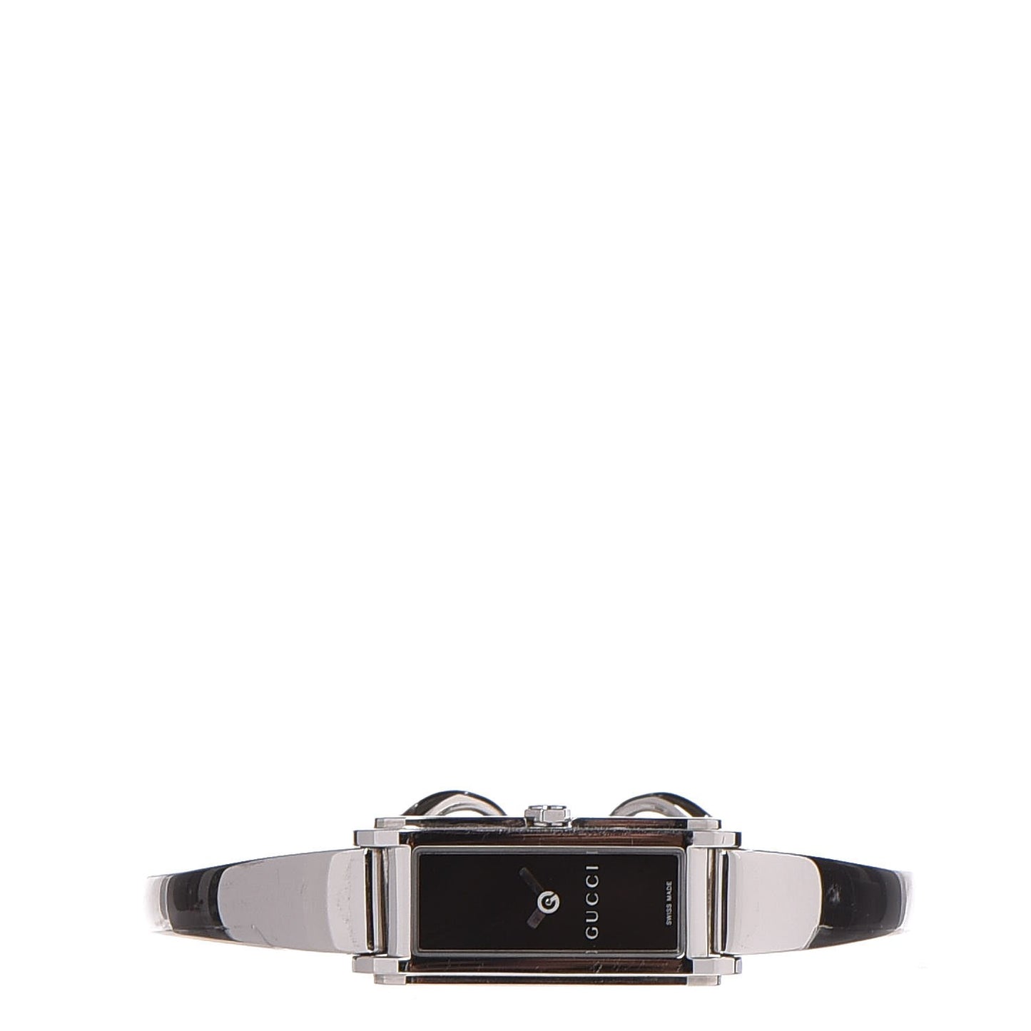 Stainless Steel 12mm 1500L Horsebit Quartz Watch Black