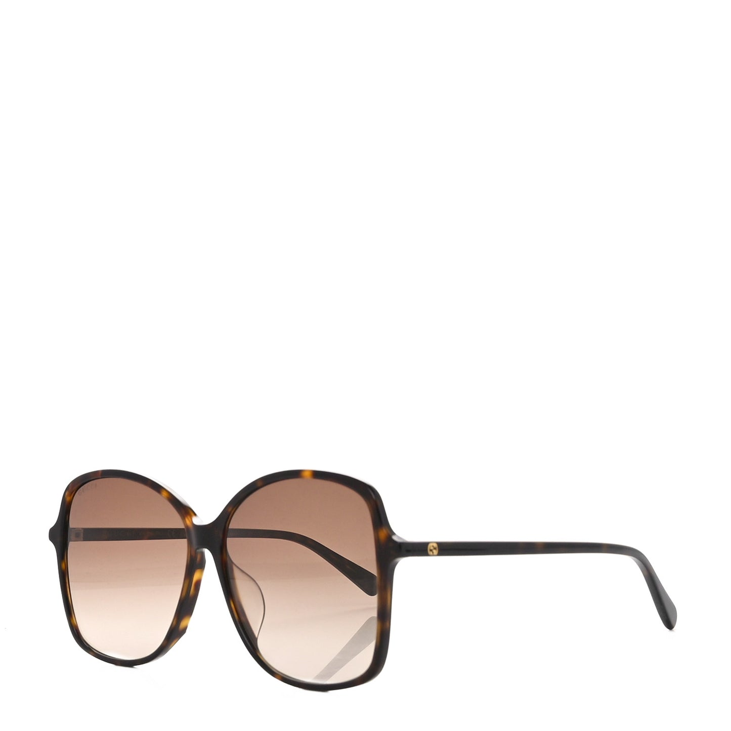 Acetate Oversize Round Frame Sunglasses GG0546SK Tortoise