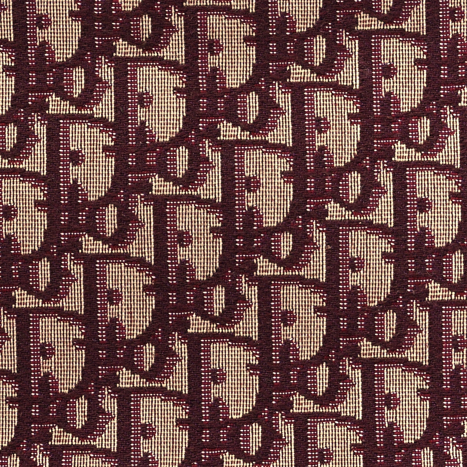 Christian Dior Oblique Diorquake Clutch Burgundy 7 of 10