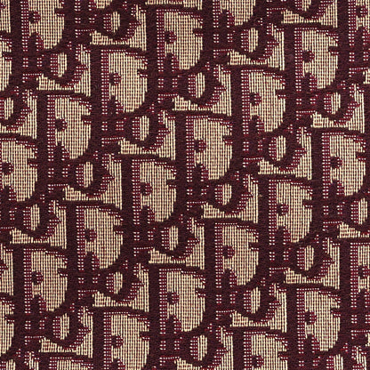 Christian Dior Oblique Diorquake Clutch Burgundy 7 of 10