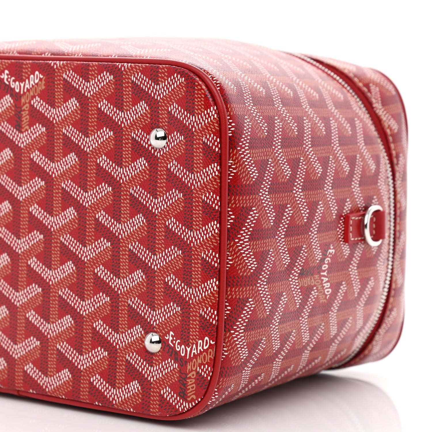 Goyard Goyardine Muse Vanity Case Red 1223442 – FASHIONPHILE