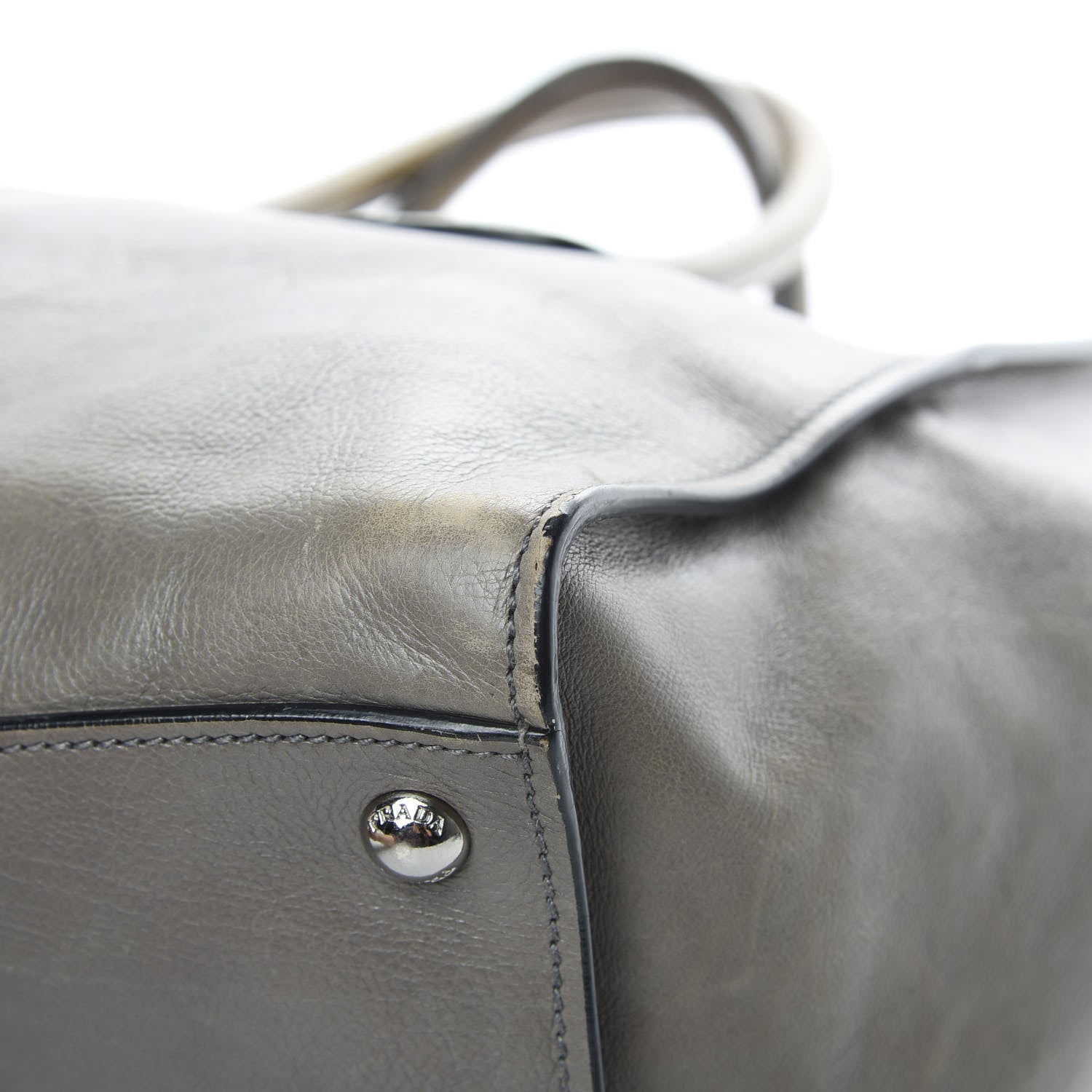 Prada Glace Calf Twin Pocket Tote Marmo 13 of 20