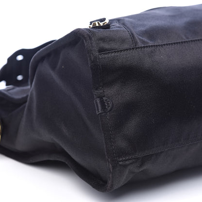 Balenciaga Satin Classic Gold Hardware City Black 8 of 12