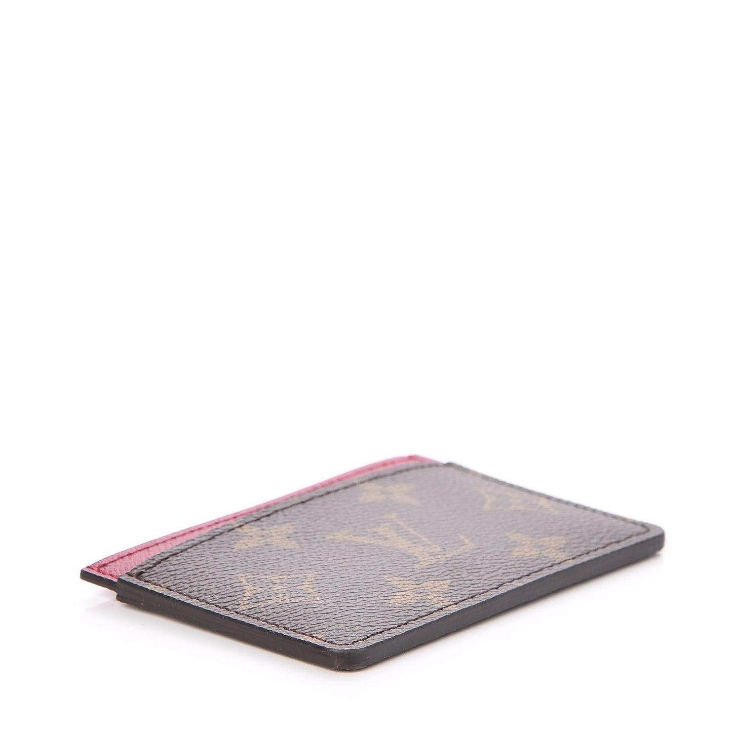 Monogram Card Holder Fuchsia