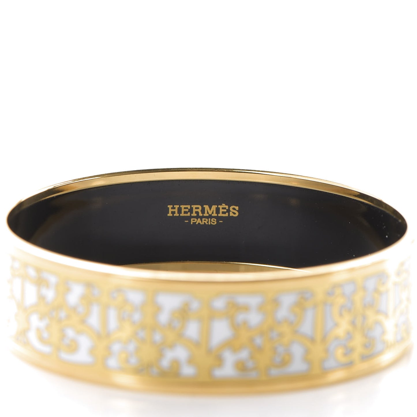Enamel Printed Wide Balcons du Guadalquivir Bracelet 65 Gold