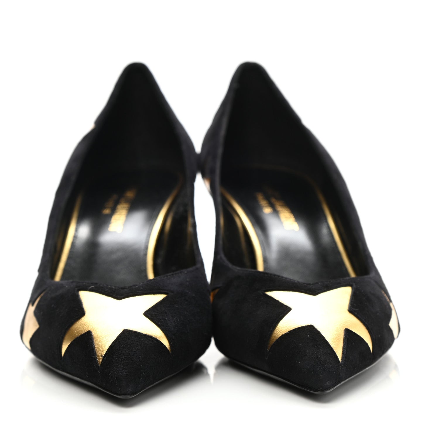 Kid Scamosciato Kiki 55 Star Pumps 38 Black Oro