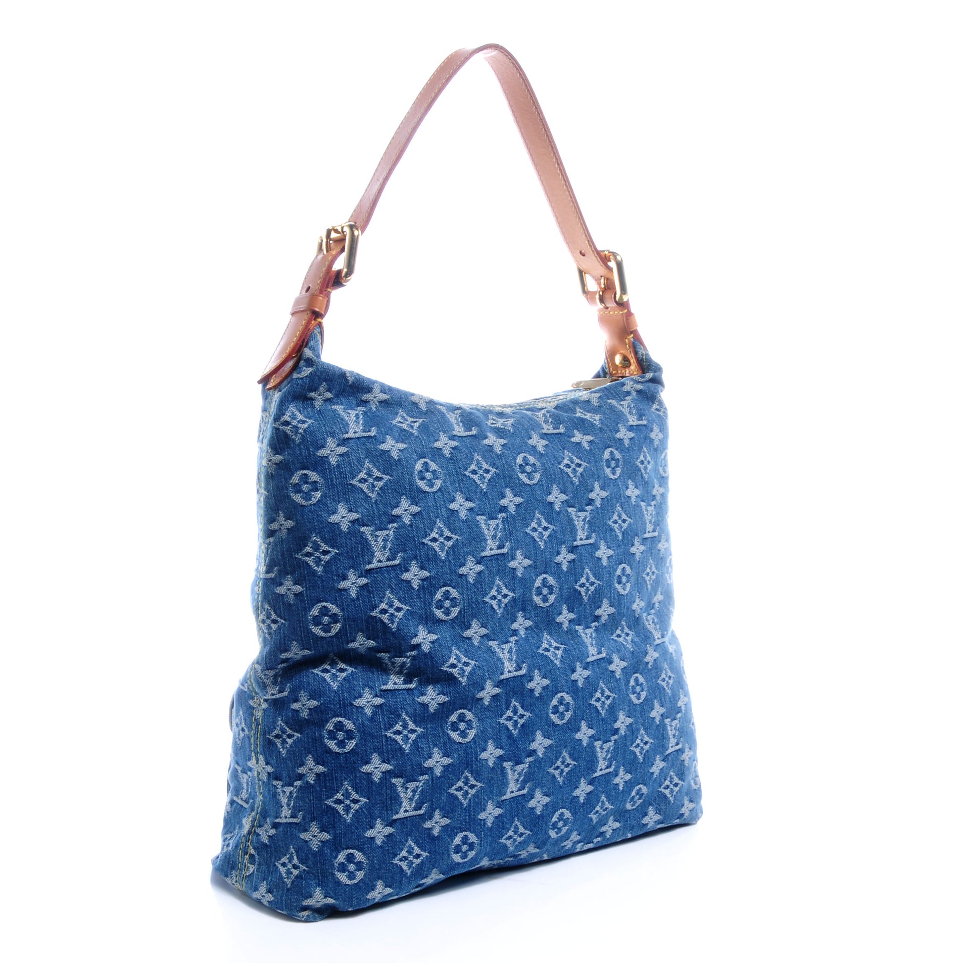 Louis Vuitton Denim Baggy GM Blue 3 of 8