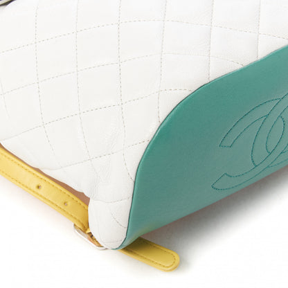 Chanel Lambskin Quilted Small Cuba Urban Spirit Backpack White 6 of 10