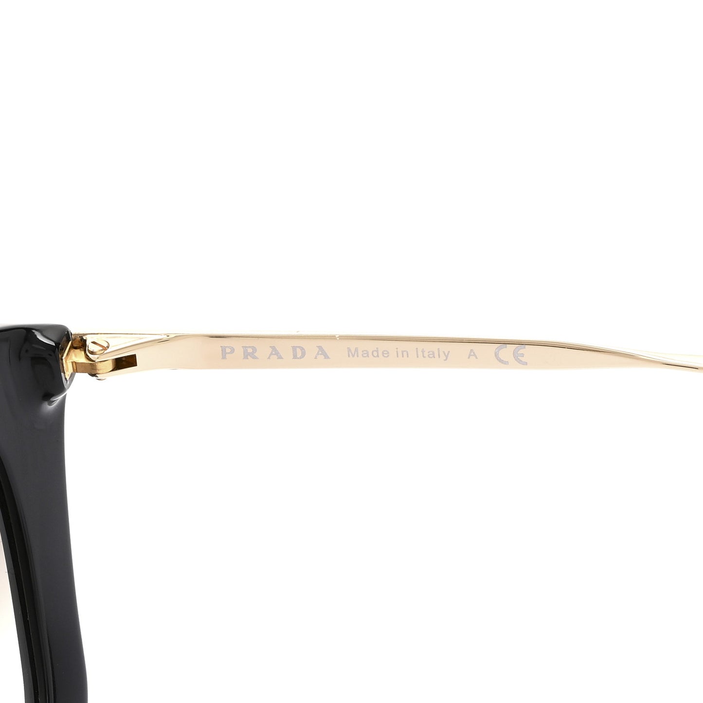 Acetate Cinema Sunglasses SPR 09Q Black