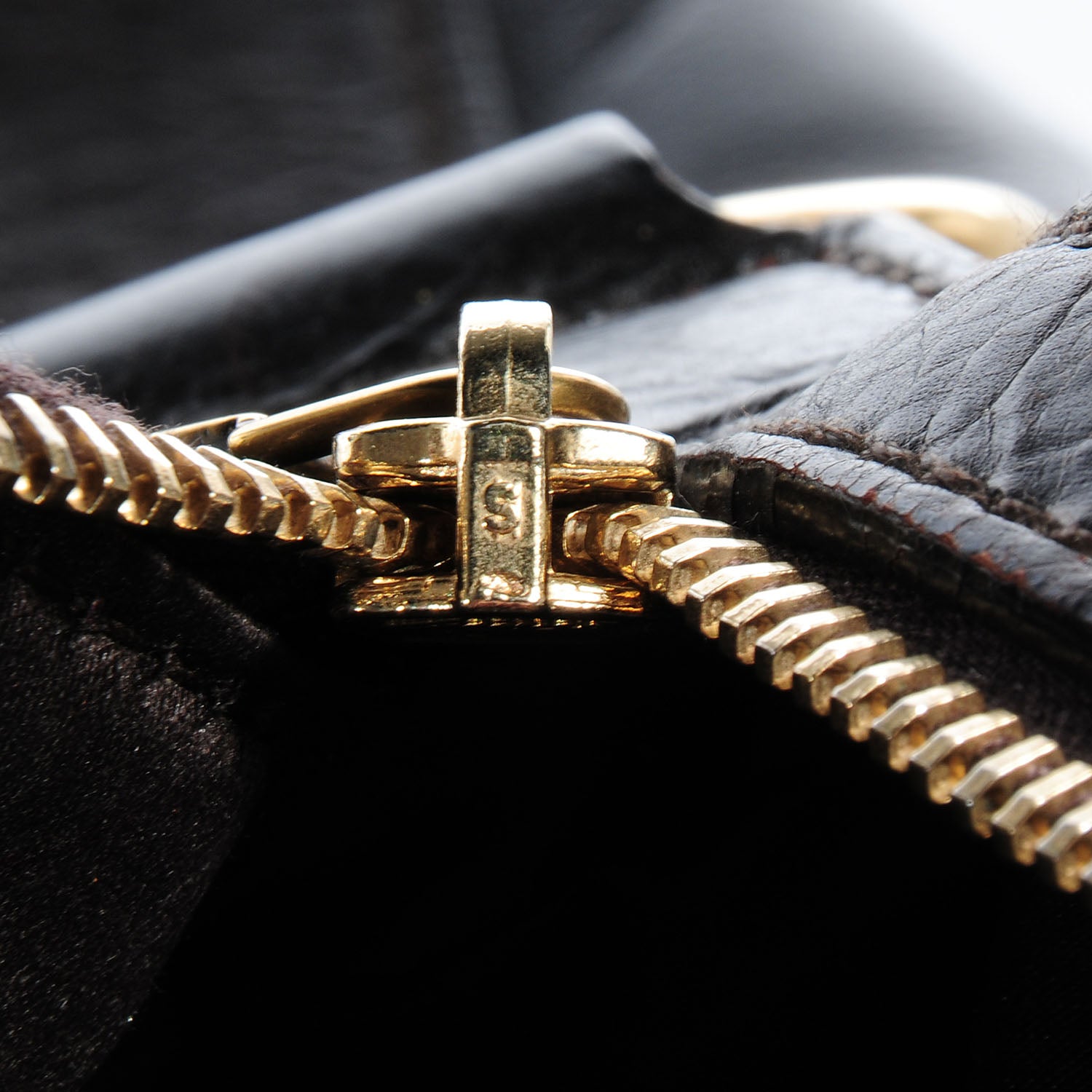Saint Laurent Leather Oversized Muse Brown 8 of 9