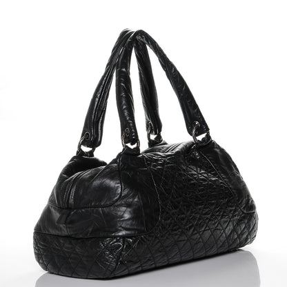 Chanel Aged Calfskin Coco Rider Bowling Bag Black 3 of 7