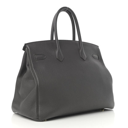 Hermes Togo Birkin 35 Etain 3 of 17