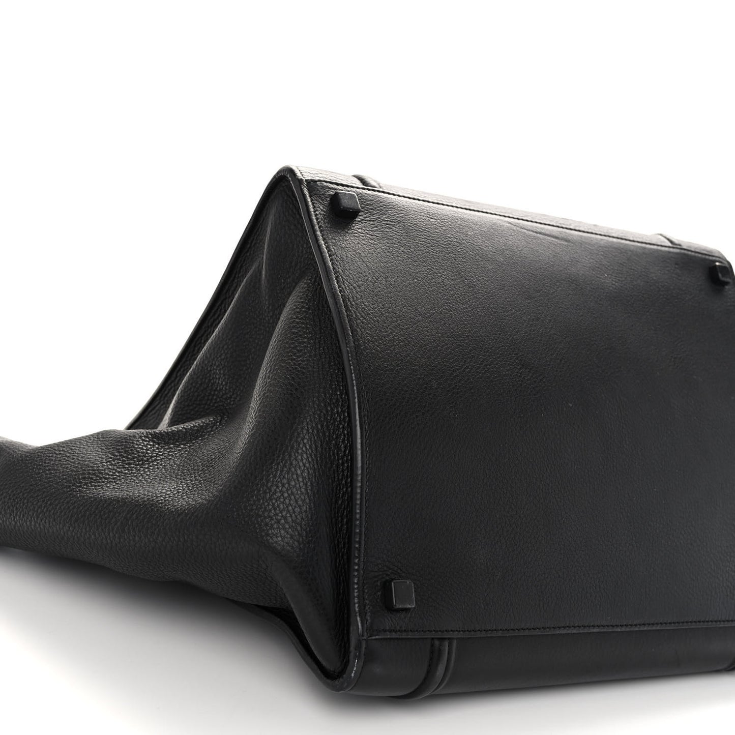Supple Calfskin Medium Phantom Luggage Black
