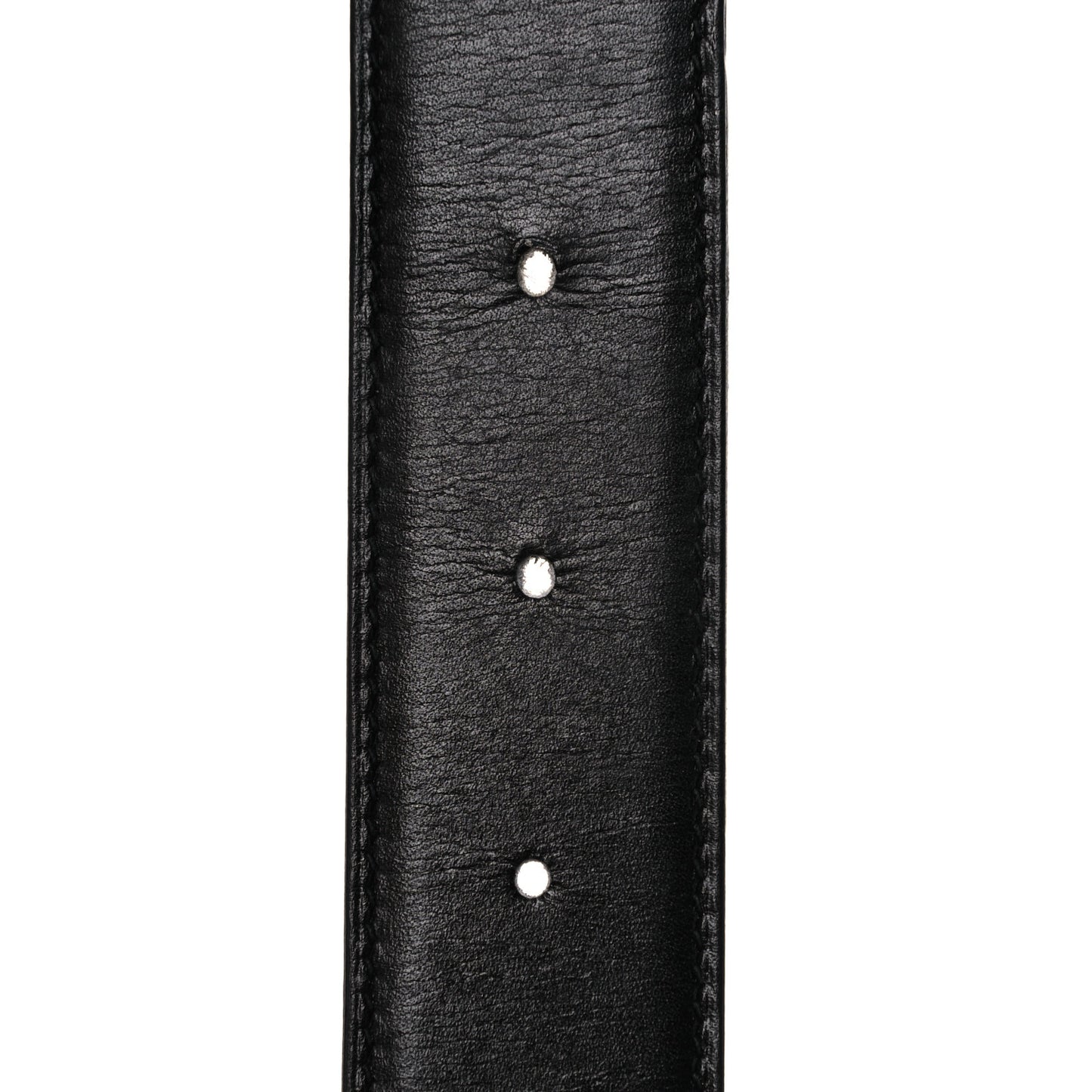 Togo Box 32mm Guilloche H Belt 80 Black Bleu De Prusse