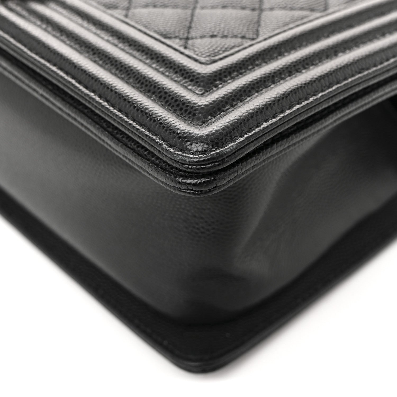 Chanel Caviar Quilted Medium Boy Flap Black 11 of 12