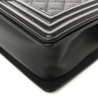 Chanel Caviar Quilted Medium Boy Flap Black 11 of 12