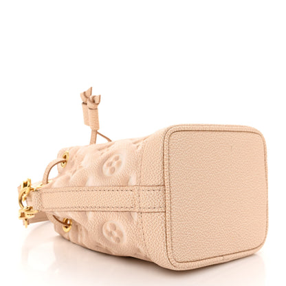 Louis Vuitton Empreinte Monogram Summer Stardust Nano Noe Beige Clair 4 of 10
