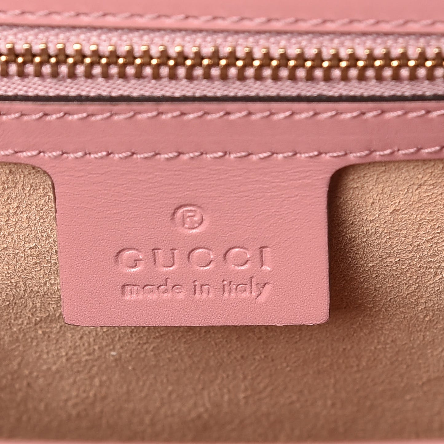Guccissima Signature Medium Padlock Shoulder Bag Rose Baby Candy