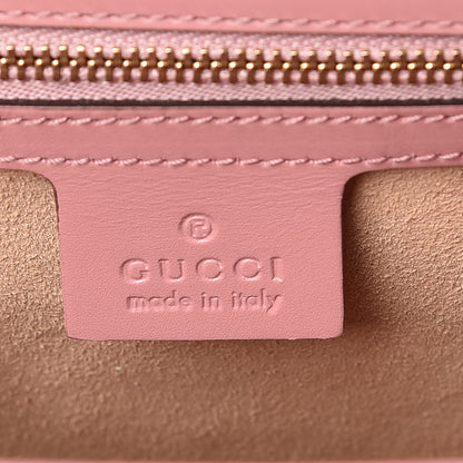 Gucci Guccissima Signature Medium Padlock Shoulder Bag Rose Baby Candy 8 of 9