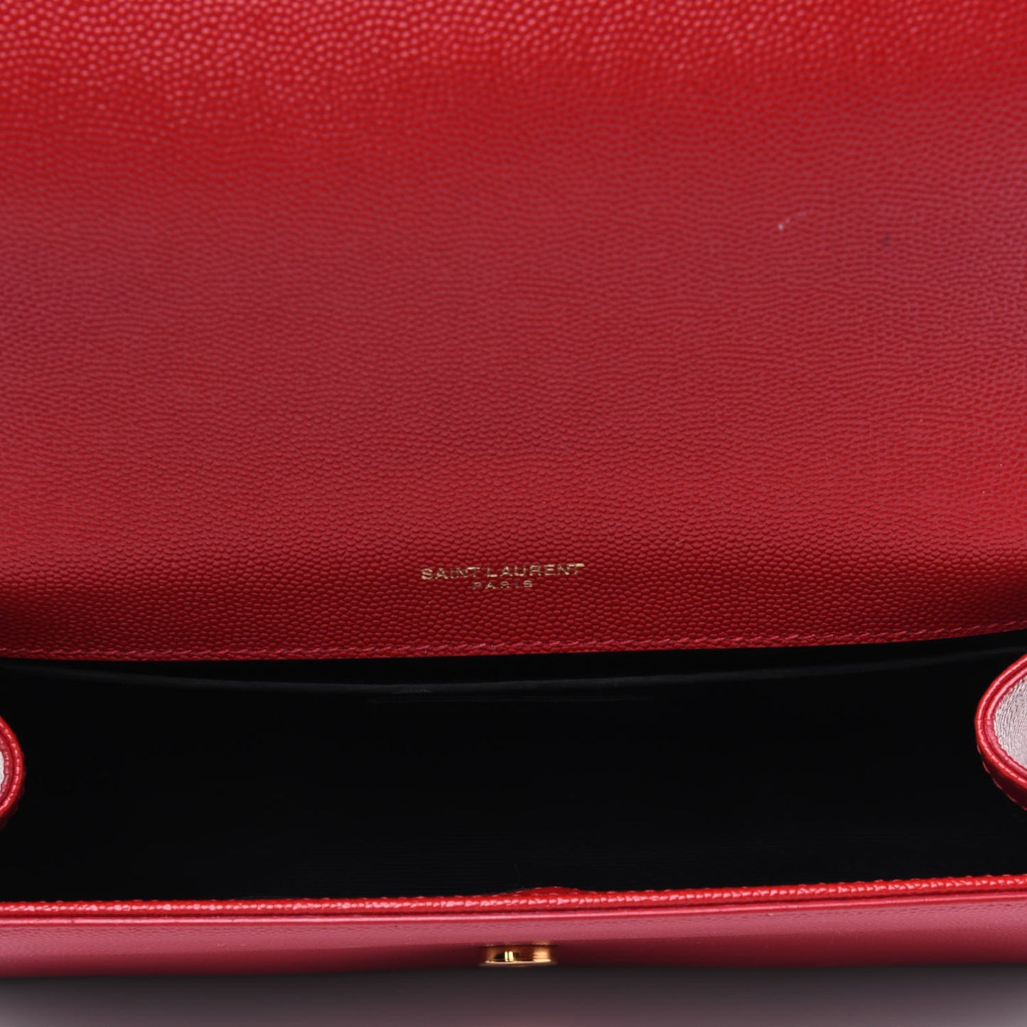 Grain De Poudre Medium Monogram Kate Satchel Red