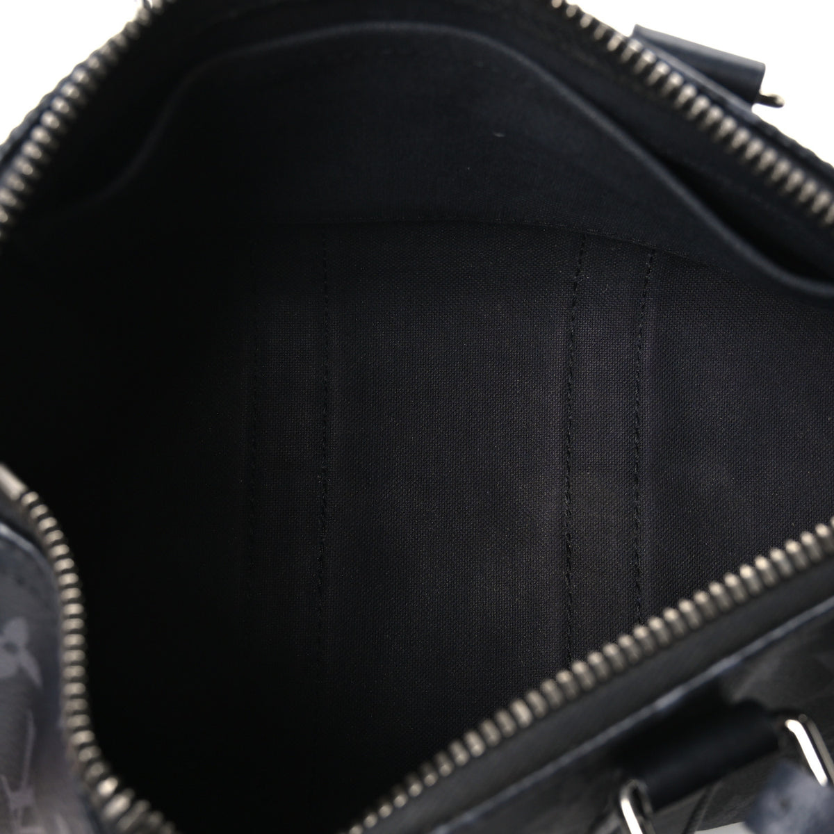 Louis Vuitton Reverse Monogram Eclipse Keepall Bandouliere 25 Black 5 of 9