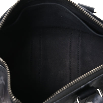Louis Vuitton Reverse Monogram Eclipse Keepall Bandouliere 25 Black 5 of 9