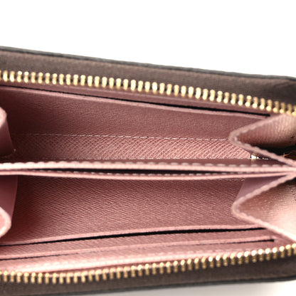 Louis Vuitton Damier Ebene Zippy Coin Purse Rose Ballerine 5 of 8