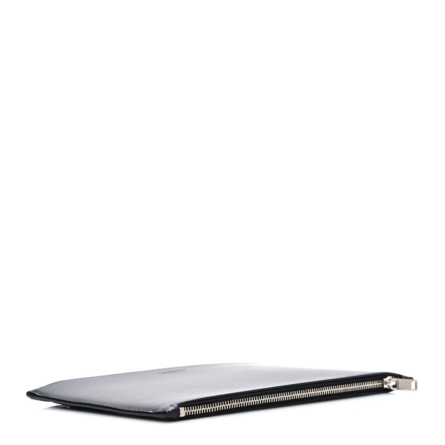 Saint Laurent Calfskin Zipped Travel Document Holder Black 4 of 7