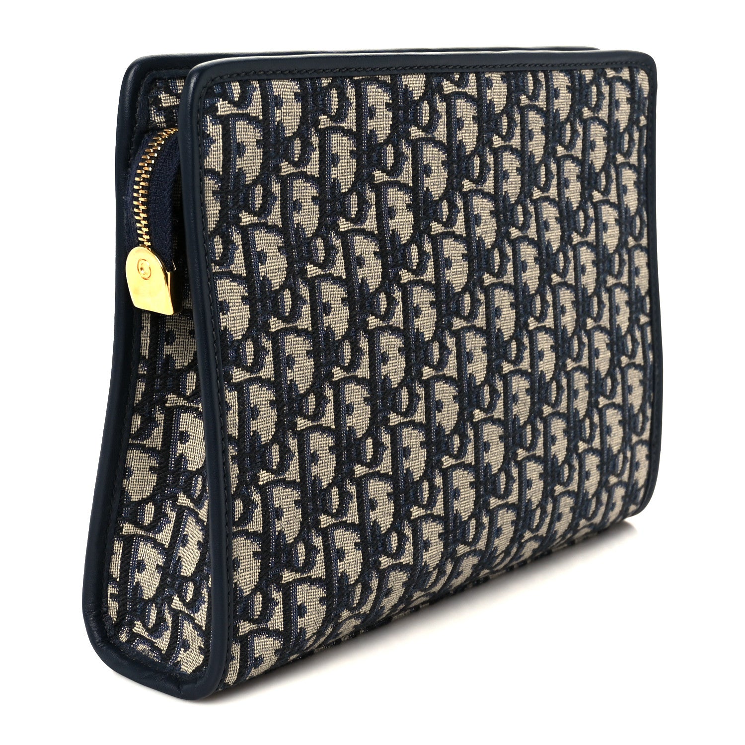 Christian Dior Oblique 30 Montaigne Pouch Blue 3 of 8