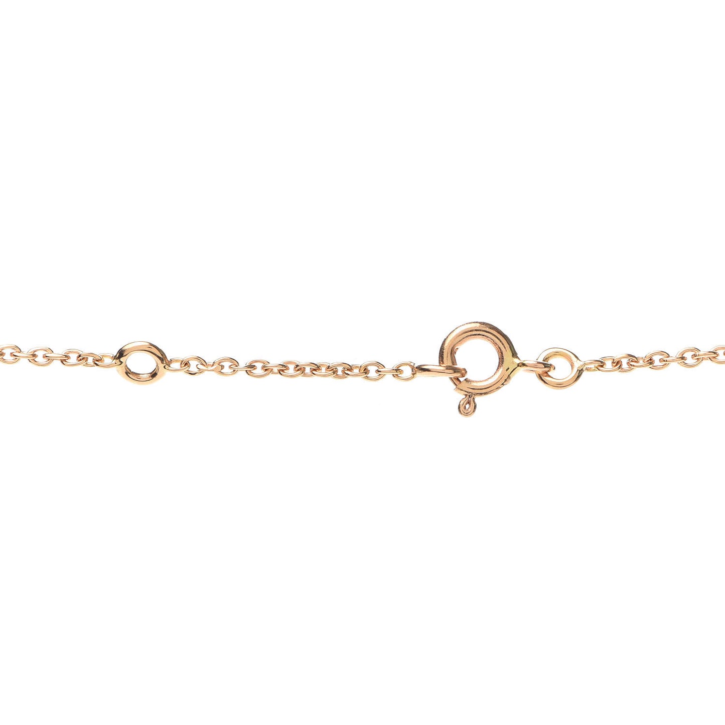 18K Rose Gold Diamond Birkin Amulette Pendant Necklace