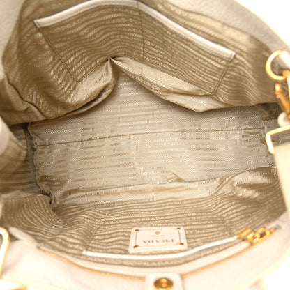 Prada Vitello Daino Top Handle Tote Talco 5 of 11