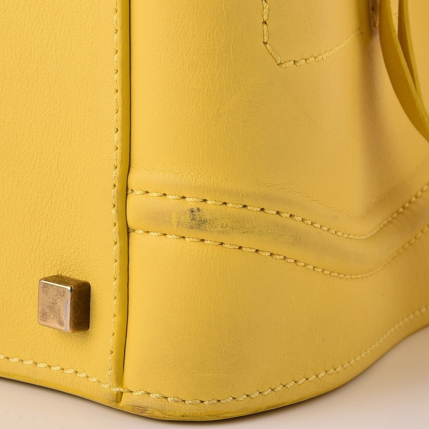 Celine Smooth Calfskin Medium Phantom Luggage Sun Yellow 23 of 27