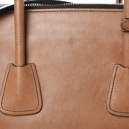 Prada Glace Calf Twin Pocket Tote Naturale 10 of 13