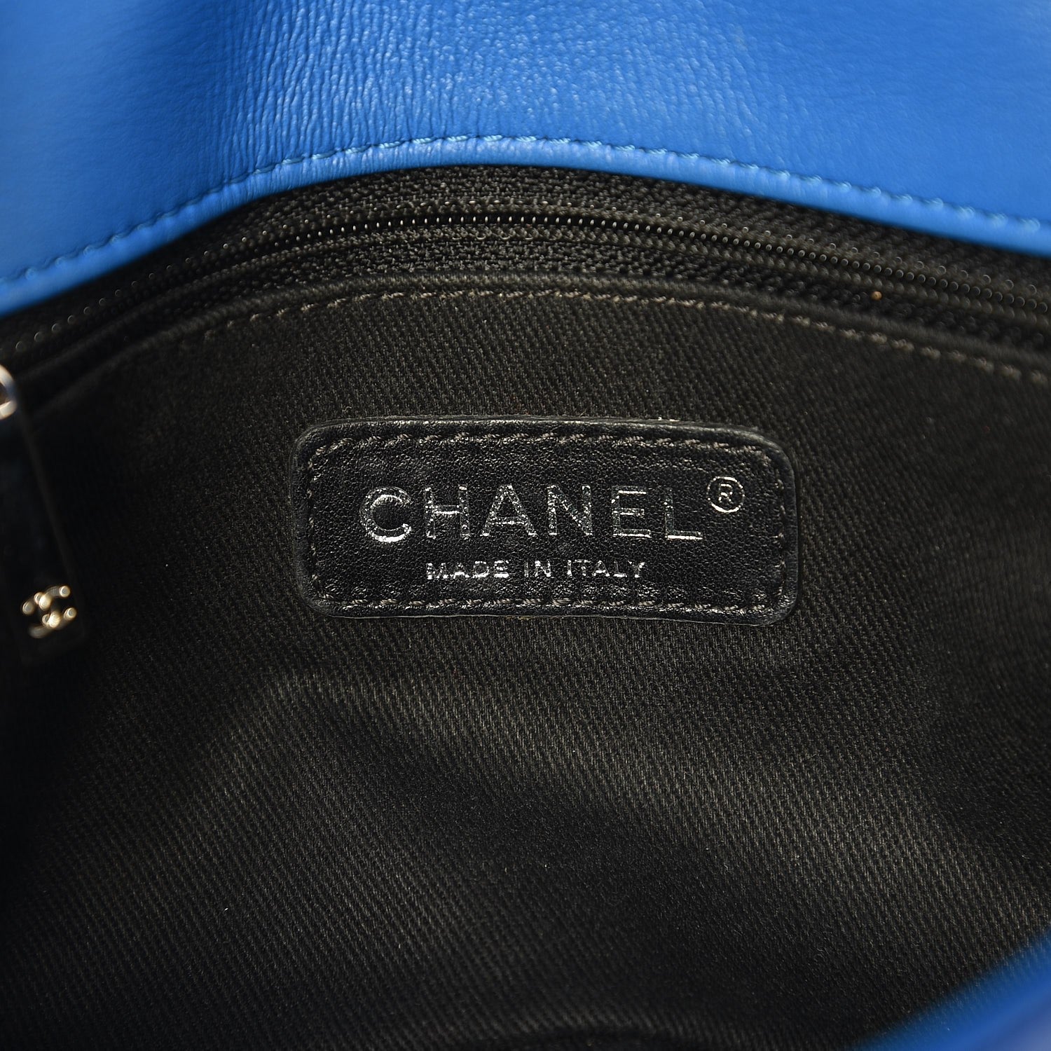 Chanel Patent Quilted Small Coco Shine Flap Blue 16 of 21