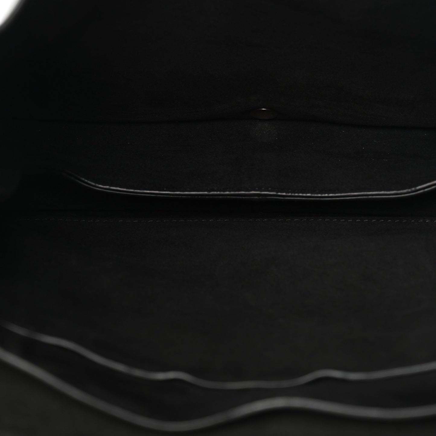 Shiny Lambskin Soft Triomphe Besace Bag Black