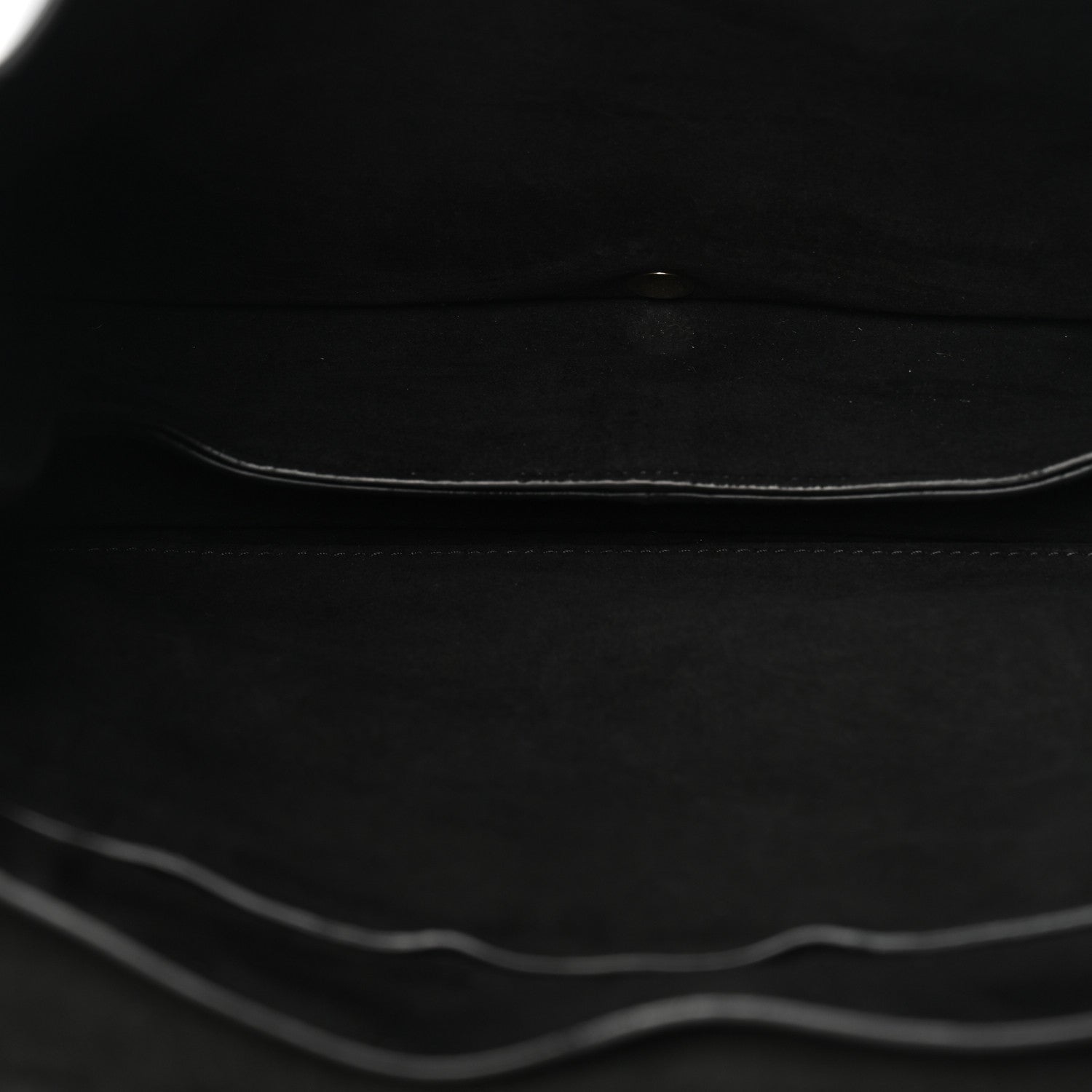 Celine Shiny Lambskin Soft Triomphe Besace Bag Black 5 of 9