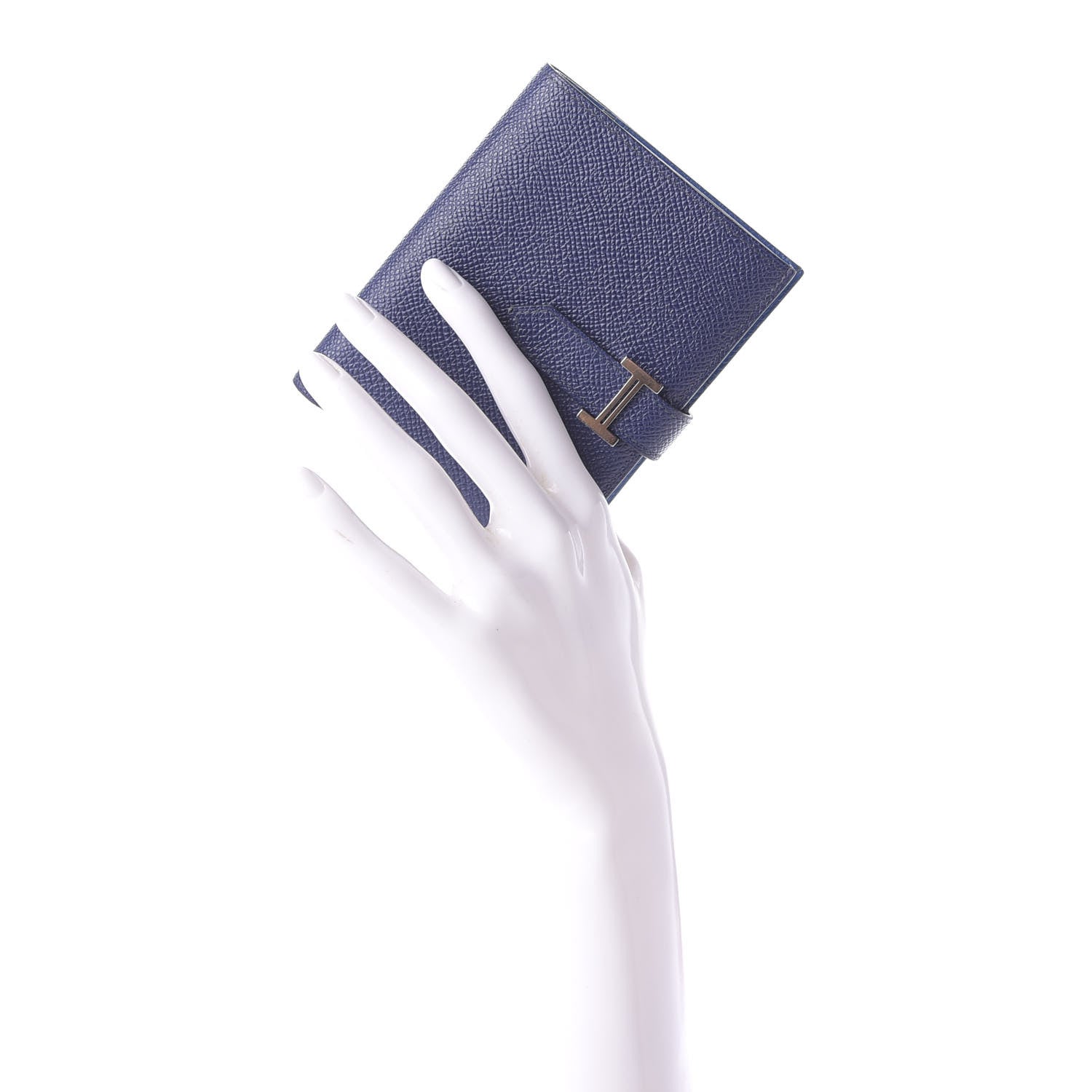 Hermes Epsom Bearn Verso Compact Wallet Bleu Encre Zellige 2 of 11