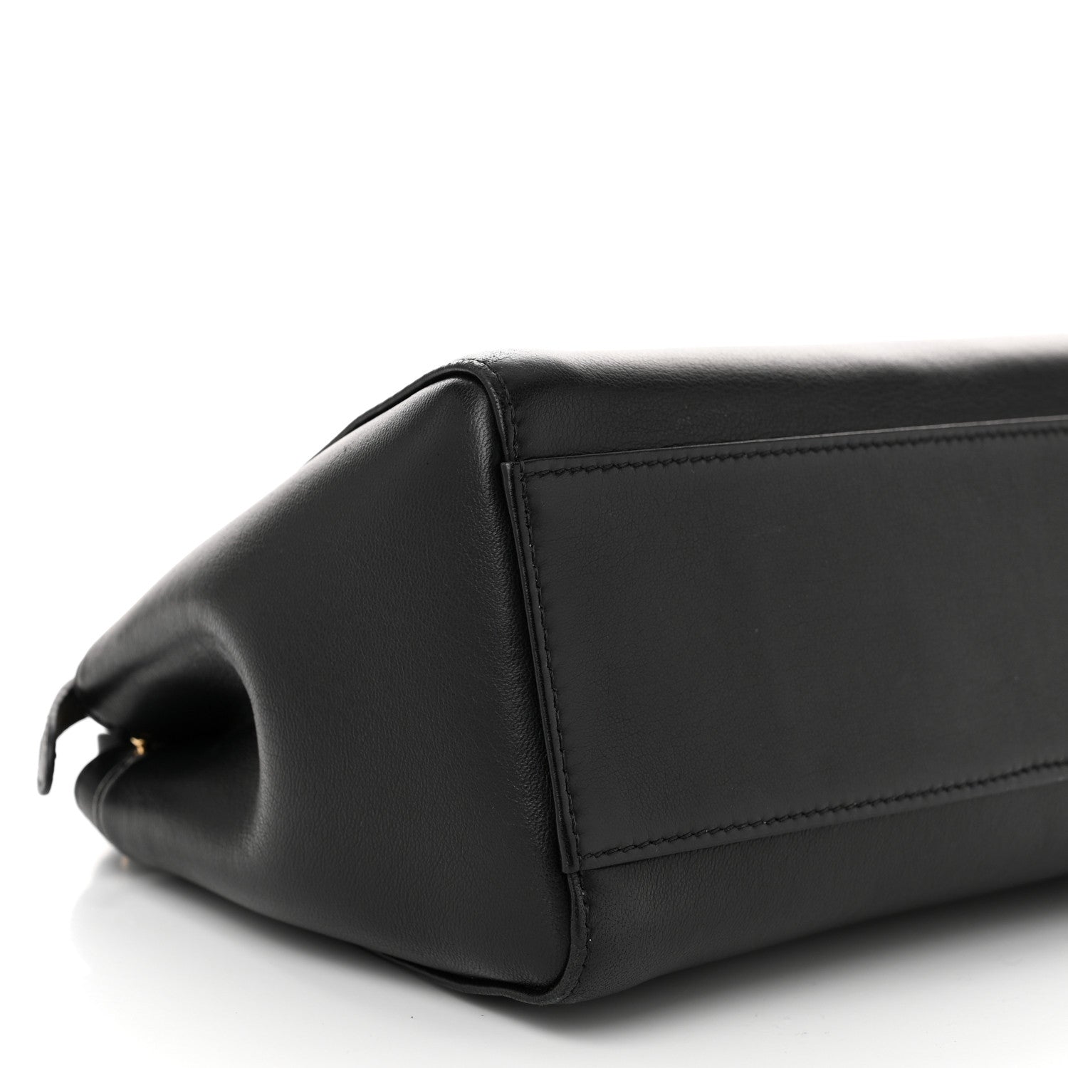 Fendi Nappa Mini Peekaboo Iconic Satchel Black 10 of 11