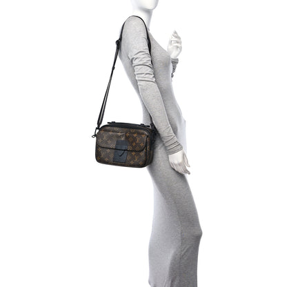 Louis Vuitton Monogram Macassar S Lock Messenger 2 of 10