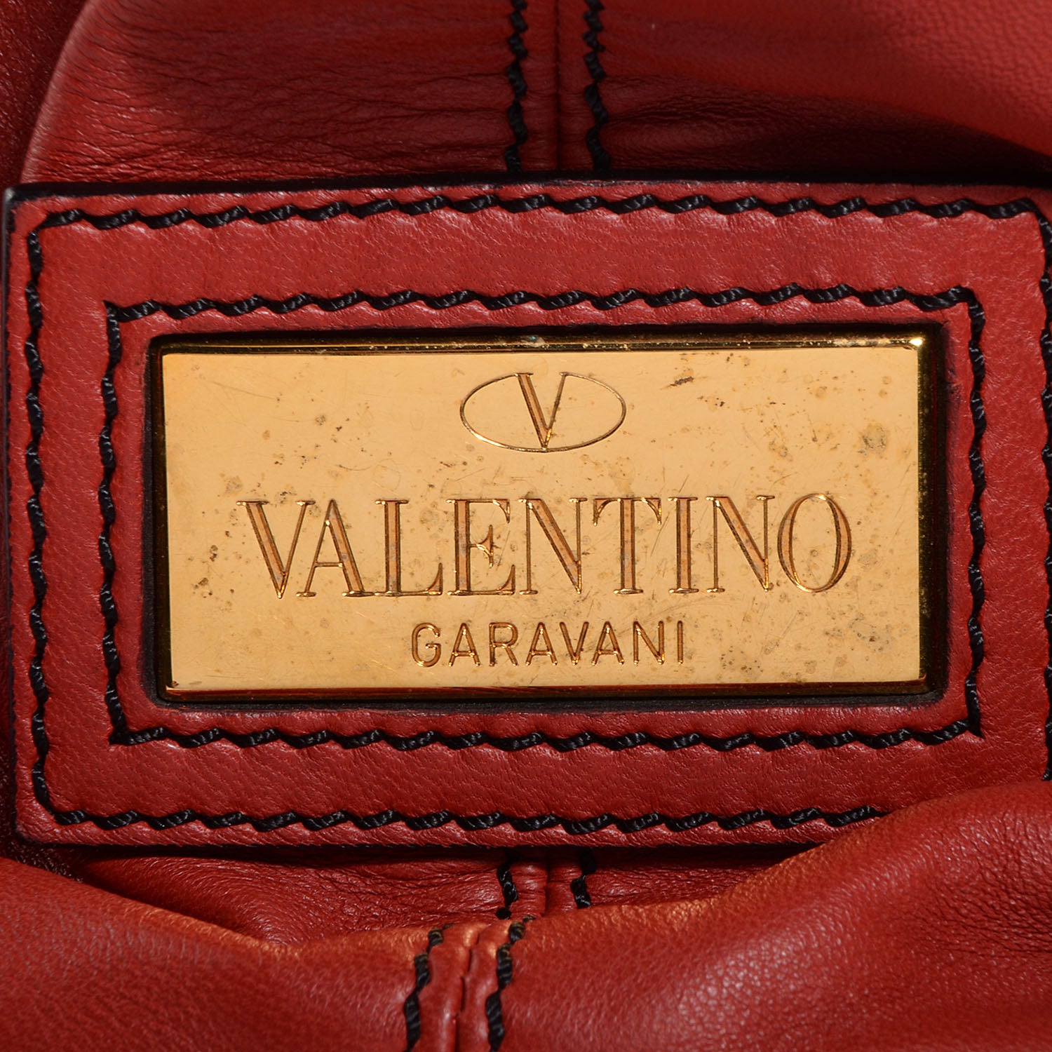 Valentino Garavani Nappa Premier Bow Hobo Rosso 8 of 8
